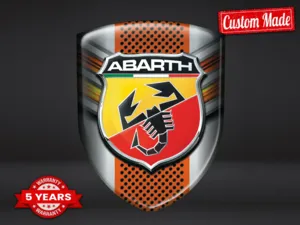 Fiat Abarth Self Adhesive Stickers Max Resilient Contemporary Chic